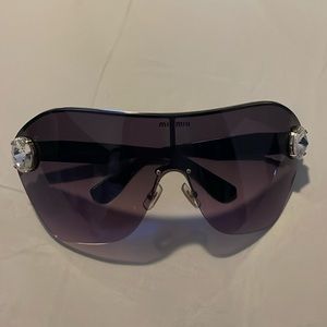 Miu Miu oversized sunglasses